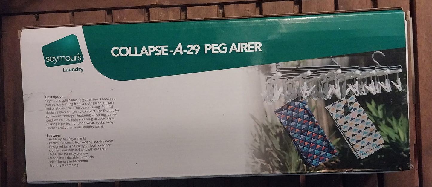 Seymours Collapse A Peg Airer Medium 29 Peg